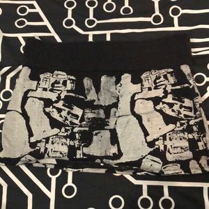 Rockin’ Bones cemetery print skirt goth rockabilly psychobilly industrial